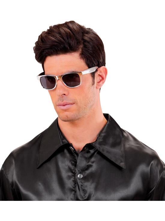 Gafas de Disfraz Plateadas y Doradas Fiesta