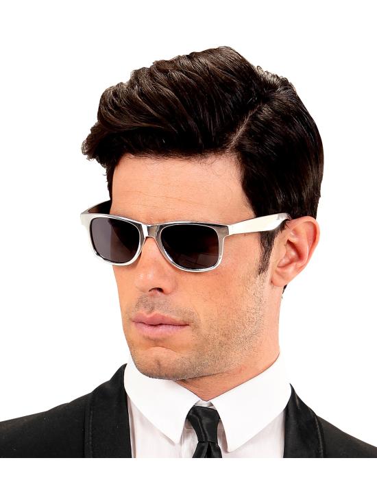 Gafas de Disfraz Plateadas y Doradas Fiesta