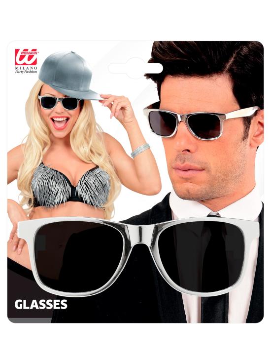 Gafas de Disfraz Plateadas y Doradas Fiesta