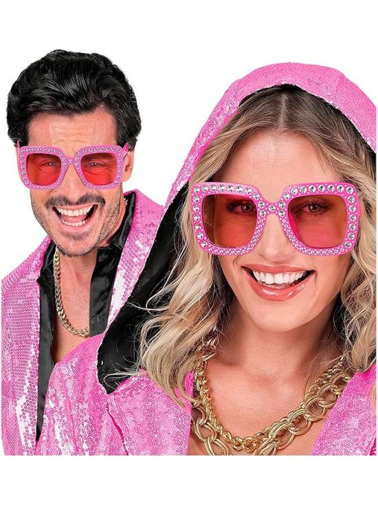 Gafas de Fiesta con Brillantes y Cristales Tintados