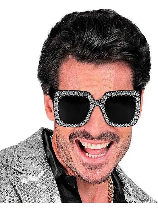 Gafas de Fiesta con Brillantes y Cristales Tintados