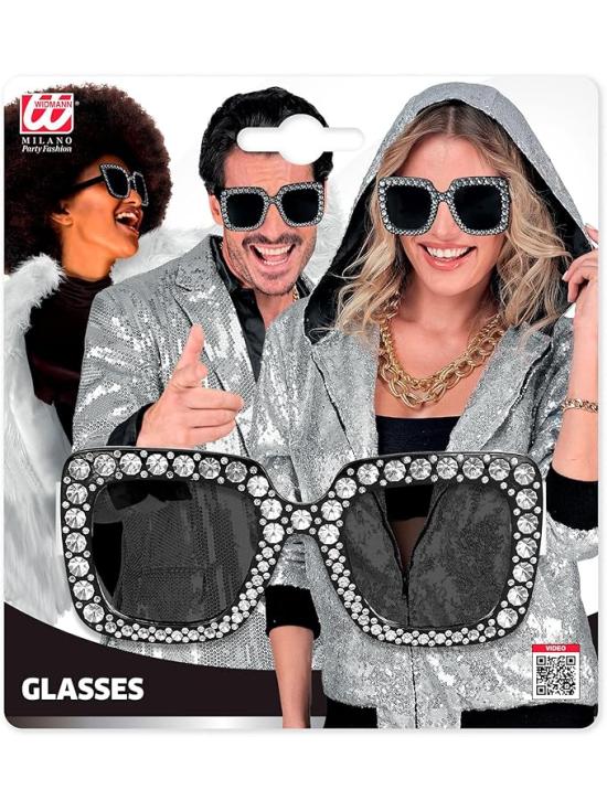Gafas de Fiesta con Brillantes y Cristales Tintados