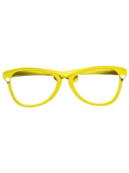 Gafas de payaso Maxi gigantes amarillas