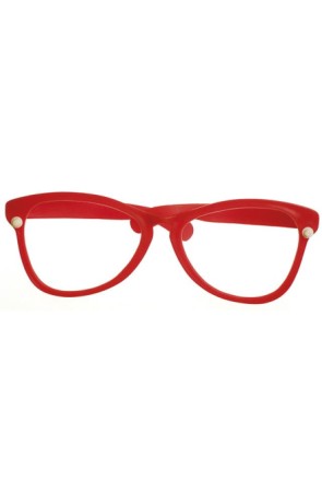 Gafas de payaso Maxi gigantes roja