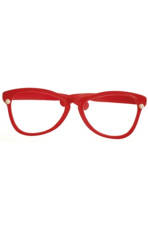 Gafas de payaso Maxi gigantes roja