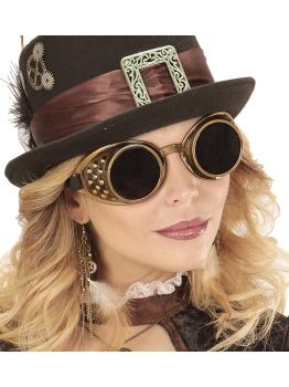 Gafas de Piloto Vintage Steampunk Lujo.