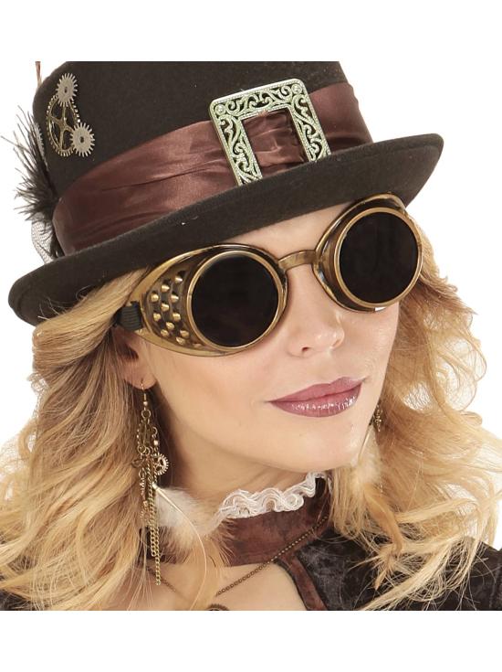 Gafas de Piloto Vintage Steampunk Lujo.