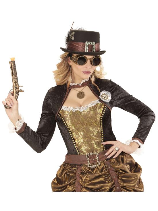 Gafas de Piloto Vintage Steampunk Lujo.