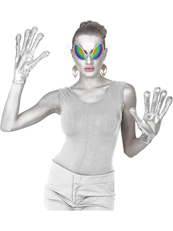 Gafas extraterrestres con lentes holográficas,
