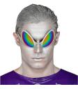 Gafas extraterrestres con lentes holográficas,