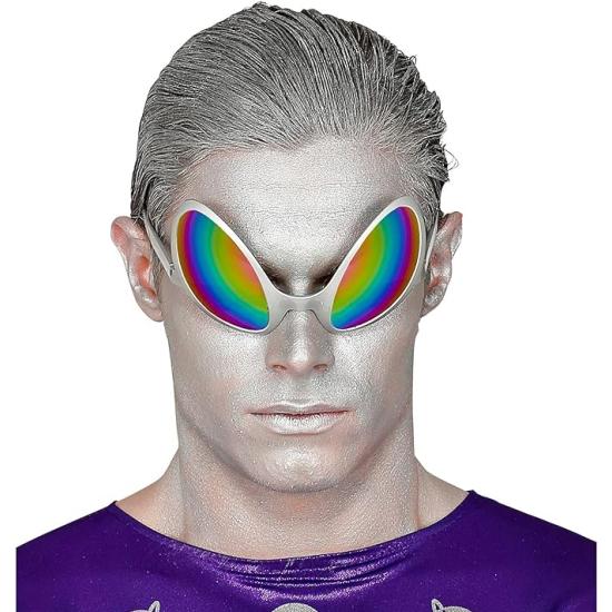 Gafas extraterrestres con lentes holográficas,