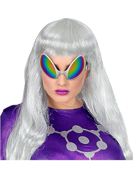 Gafas extraterrestres con lentes holográficas,
