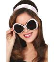 Gafas Grandes Blancas de los años 70
