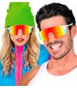 Gafas Lente de Espejo Arcoíris