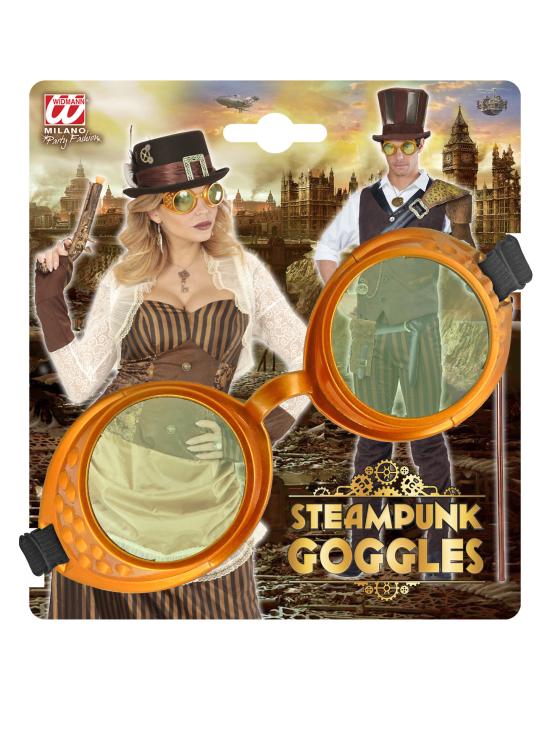 Gafas Steampunk doradas