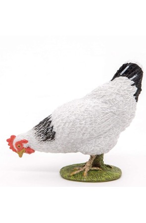 Gallina blanca Picoteando  Marca Papo