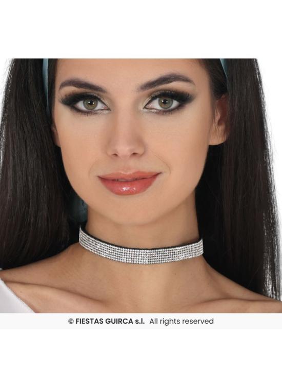 Gargantilla Brillantes Plata