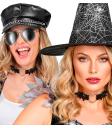 Gargantilla Corazón con Alas de Murciélago – Collar Negro para Halloween y Looks Punk