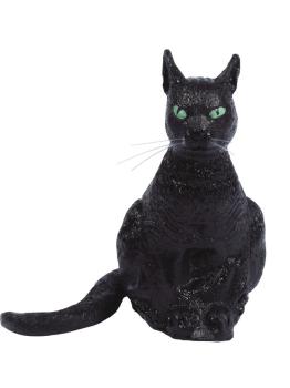 Gata Negro Sentado Latex 35 cms
