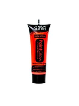 Gel Pelo Fluorescente en la Oscuridad Naranja