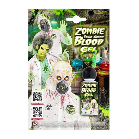 Gel Sangre Verde Tóxica Zombie 28 ml