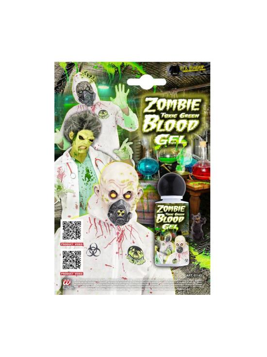 Gel Sangre Verde Tóxica Zombie 28 ml
