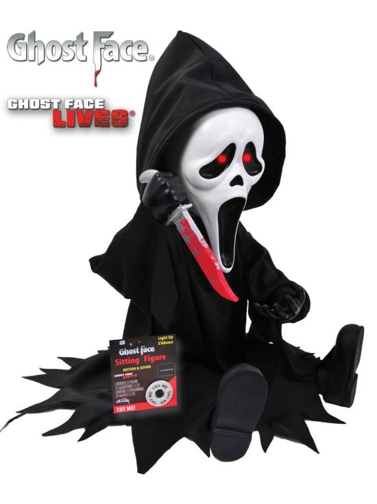 GhostFace Motion Figura Animada, 11 Pulgadas, Negro