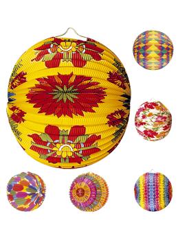 Globo Papel Pintado Hawaiano.25 cms