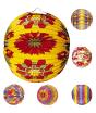 Globo Papel Pintado Hawaiano.25 cms