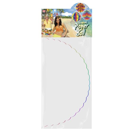 Globo Papel Pintado Hawaiano 28 cms