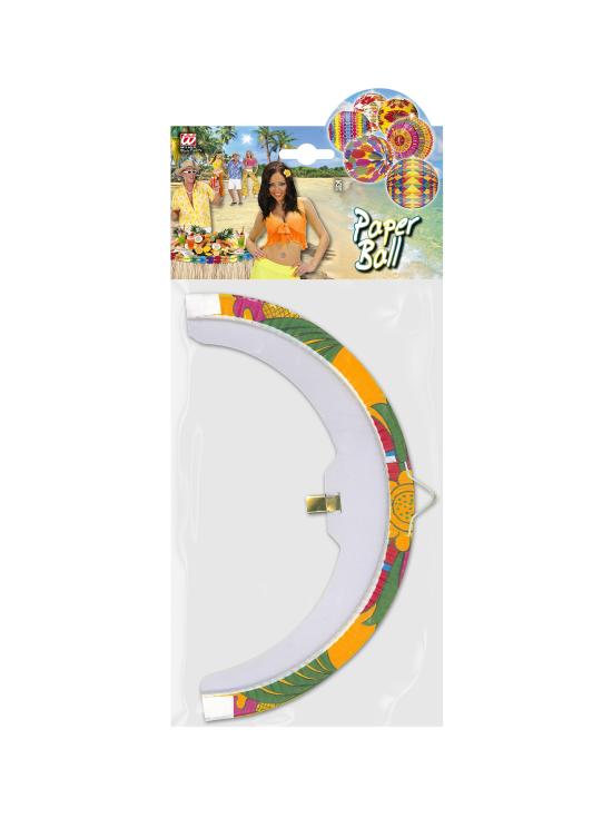 Globo Papel Pintado Hawaiano.25 cms