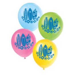 Globos adorno Hawaiano Pack de 8