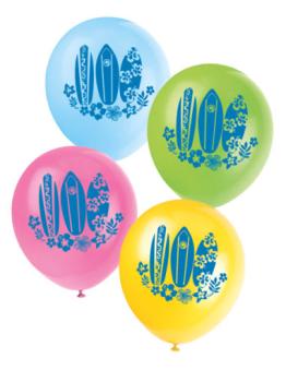 Globos adorno Hawaiano Pack de 8