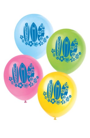 Globos adorno Hawaiano Pack de 8