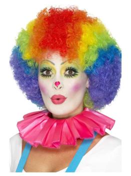 Gorguera Payaso Rosa para adulto