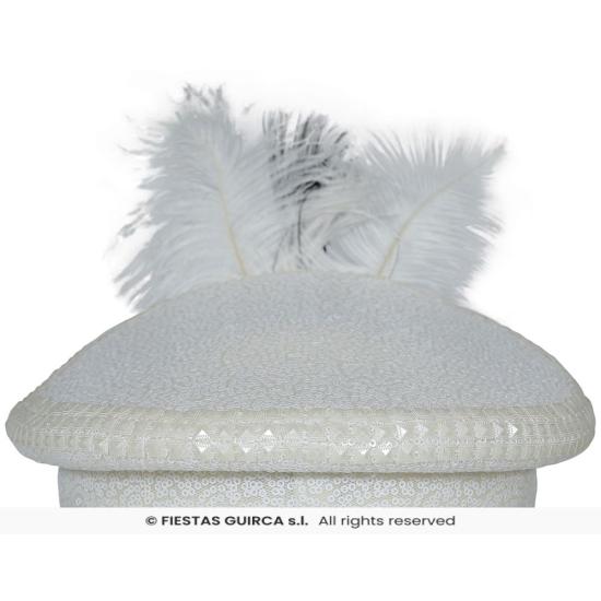 Gorra Bride con Plumas y Pedrería (Talla Única) - Accesorio de Disfraz para Fiestas Gorra Bride con Plumas y Pedrería (Talla Única) - Accesorio de Disfraz para Fiestas