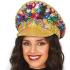 Gorra de Policía Oro Love con Pedrería (Talla Única)