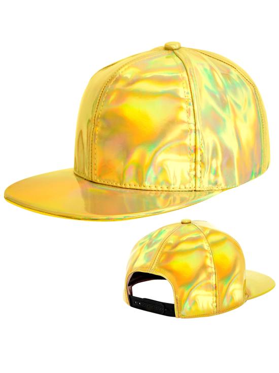 Gorra Holográfica Oro - Accesorio de Disfraz Moderno y Original