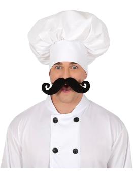 Gorro de Chef Blanco Adulto | Accesorio Disfraz Cocinero