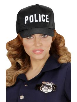 Gorra Policia Ajustable para adultos