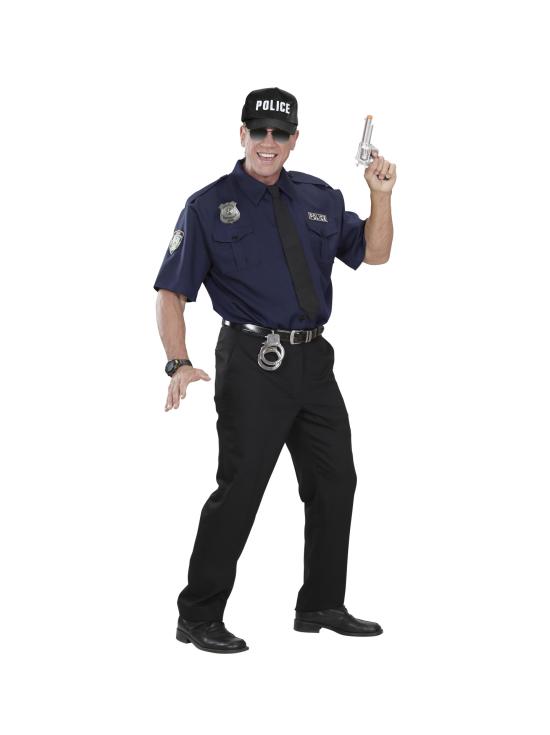 Gorra Policia Ajustable para adultos