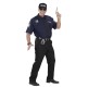 Gorra Policia Ajustable para adultos