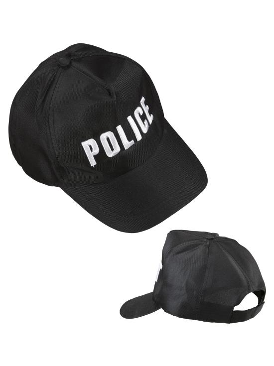 Gorra Policia Ajustable para adultos