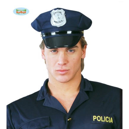 Gorra policía Lujo.
