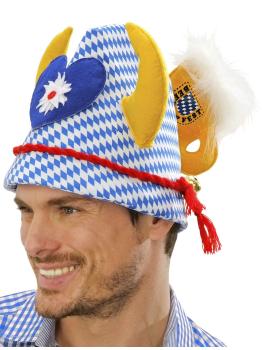 Gorro Cuernos para Oktoberfest.