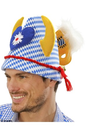 Gorro Cuernos para Oktoberfest.