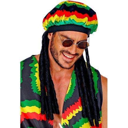 Gorro de Jamaicano con rastas