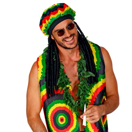 Gorro de Jamaicano con rastas