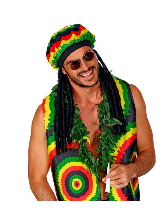 Gorro de Jamaicano con rastas