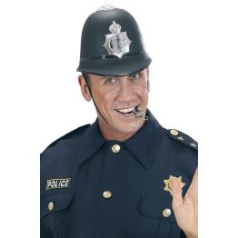 Gorro de Policía Ingles Bobby plástico duro